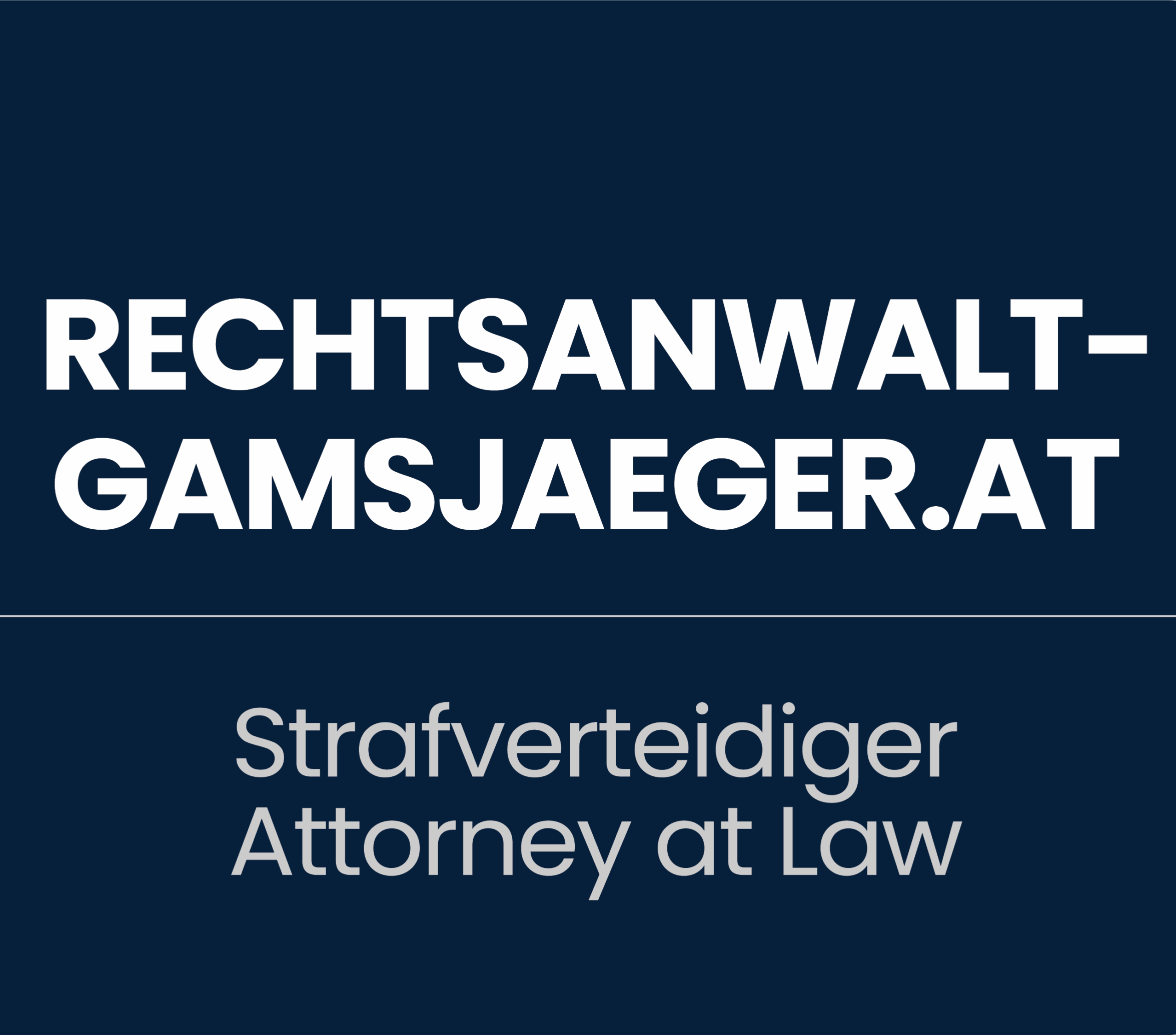 Ihr Strafverteidiger in Innsbruck | Mag. Gamsjäger