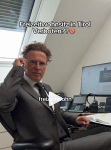 Sind Freizeitwohnsitze ein Problem in Tirol? Rechtsanwalt Gamsjäger klärt auf!